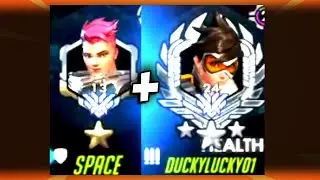 OWL Player Danteh Tracer + OWL Player Space Zarya! [ Overwatch Season 26 Top 500 ]