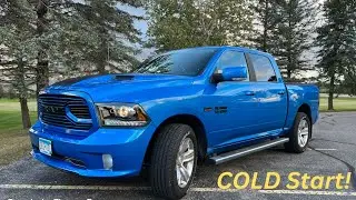 2018 RAM 1500 Hydro Blue Sport 5.7L Hemi COLD Start!! 18,000 Miles, Limited Edition 1 Of 2000 Made!