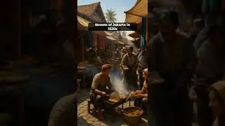 Streets of Jakarta in 1520s