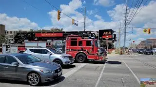 *LOUD* Mississauga Fire Aerial 114 & Peel Paramedics Responding