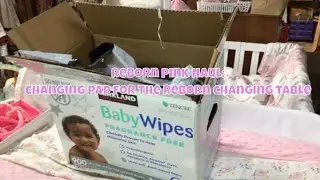 reborn pink haul: changing pad for the reborn changing table