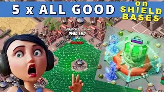 SOLOS on Torrent/Quick Charge/High Five/Fang/Rogue - DEAD END - BOOM BEACH gameplay/attack strategy