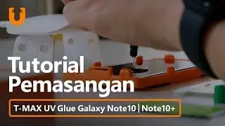Tutorial T-Max UV Glue Tempered Glass Galaxy Note10+ & S10 FINGERPRINT TRICK 100% WORK by UNOMAX