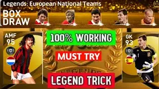 Legend Box Draw pes 2021 | European National Team Box draw | Pes 2021 Mobile
