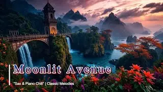 Moonlit Avenue | Sax & Piano Chill | Classic Melodies