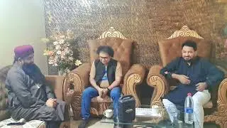 Tanveer Afridi @ Imran Shaikh house with Sr Journalist  Akhtar Ali Akhtar and Hassaan Shaikh.
