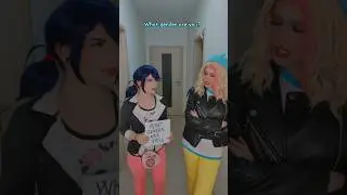 Какого вы пола? | Зои и Маринетт @nikkihatsunecosplay#miraculous #cosplay #shorts