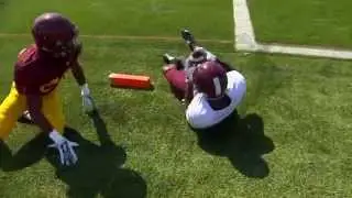 Gopher Football Scrimmage - Conor Rhoda to Rashad Still deep pass 8/15/2015