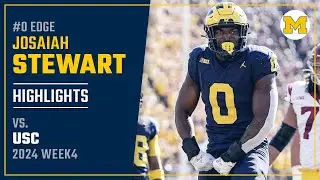 Josaiah Stewart Highlights vs. #11 USC | 2024 Week 4
