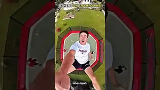 Normal trampoline VS Floating one...