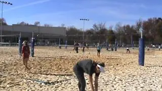Avery Davis & Haley Radford Sand Volleyball 3rd match/1st set