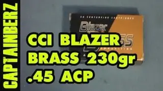 .45 ACP CCI Blazer Brass (230gr, FMJ)