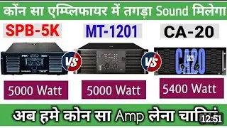 Stranger Spb5k vs Nx Audio MT1201 vs Sound Standard CA 20 Amplifier Comparison Video | Spb5k vs C20