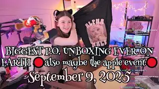 F1NN5TER 2025-09-09 Stream: BIGGEST P.O. UNBOXING EVER ON EARTH 🔴also maybe the apple event🔴