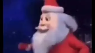 santa runs towards the earth at 1/2 light speed