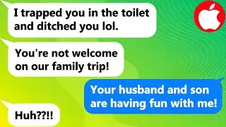 My wicked mother-in-law locked me in a bathroom and abandoned me in a remote location.