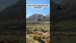 Mount Potts, Ashburton Lakes, South Island, New Zealand #holiday #newzealand #viral #video #mountain