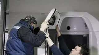 Installation Antarctica electric cryotherapy chamber