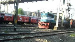 A rare capture of Kalyan WDM3D # 11243 in Blue & White Livery