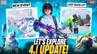 BGMI 4.1 UPDATE GAMEPLAY 💥