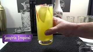 Como hacer la SANGRÍA TROPICAL 🍏