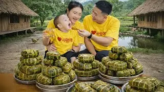 How to Make Vietnamese Bánh Chung to Welcome the New Year – Live with Nature | Trieu Thi Thuy