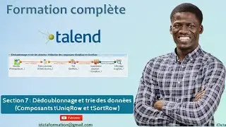 D&eacute;doublonnage et trie des donn&eacute;es (Composants tUniqRow et tSortRow)  &ndash; Talend Data Integration #22
