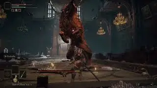Elden Ring, Red wolf of Radagon as samurai (my 5th boss)