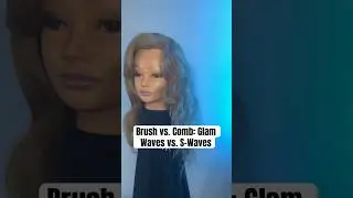 Brush vs. Comb: Glam Waves vs. S-Waves #itsanthonymontoya #haireducation #stylingtechnique
