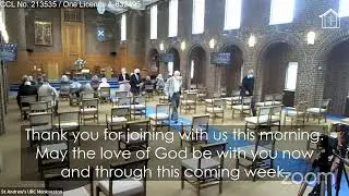 St Andrew's URC Morning Worship 22Aug2021 - Mrs. Valerie Taylor