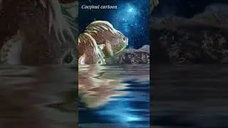 🐡🐠🐟🐬🐳cute baby 👶 #shortsfeed #coconutpainting #4dart #viral