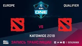 TEAMMORIARTY vs Team World, ESL One Katowice EU, game 1 [Adekvat, Smile]