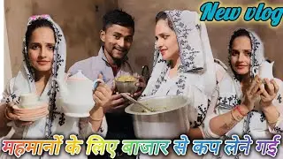 हमारे नए घर पर पहली बार आए स्पेशल गेस्ट Gastro ke liye Seema Ne market se ki shopping...