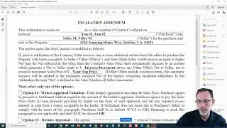 NVAR Escalation Addendum Explained || with Matt C