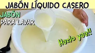 Jabón líquido casero de lavar
