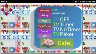 Tutorial #2 Mini Market Mini Cafe Billing PLAYSTATION PS PS3 PS4 Wifi Android Tanpa Komputer / PC