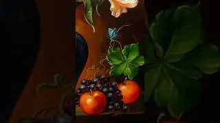LINDA PINTURA FLORAL COM CORES INTENSAS