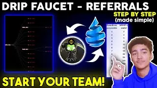 RECEIVE DRIP REWARDS! - Drip Faucet Referrals Explained! (BR34P Tutorial)