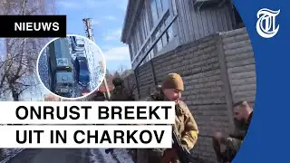 Russische troepen trekken Charkov binnen