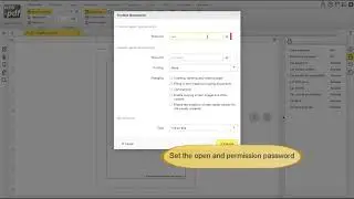 webPDF - How to set passwords for a PDF
