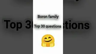 boron family class 11 #shorts