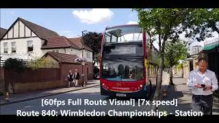 Wimbledon Tennis Shuttle Route 840: Courts - Station
