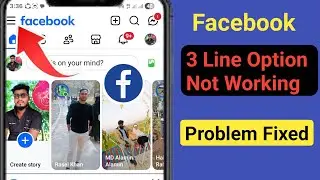 Facebook There Line Option Not Working 2026 || Fix Facebook 3 Line Option NotWorking Problem