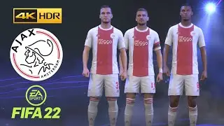 FIFA 22 PS5 - AJAX - Game Faces - 4K 60FPS HDR Gameplay
