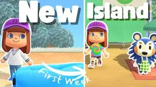 НОВЫЙ ОСТРОВ!!! | Моя первая неделя на новом острове в Animal Crossing New Horizons | Animal Cros...
