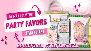 How To Make Party Favors ✨ Types of Paper To Use For Party Favors 🎉