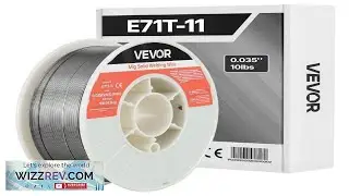 VEVOR Flux Core MIG Welding Wire E71T 11 0.035 inch 10 LBS Gasless Mild