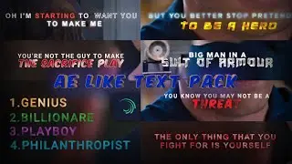 Alight Motion Text Pack | AE Like Text Alight Motion | Alight Motion Text XML