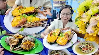 Độc Lạ Ăn Tôm Hùm Nướng Phô Mai, Ốc Hương Cồ, Ốc Chờ Neo Cực Ngon Tại Hải Sản 54 CN2 Của Anh Chen