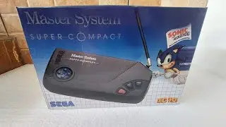 Caixa Produzida do Videogame Master System Super Compact Tec Toy + Jogos do Master System